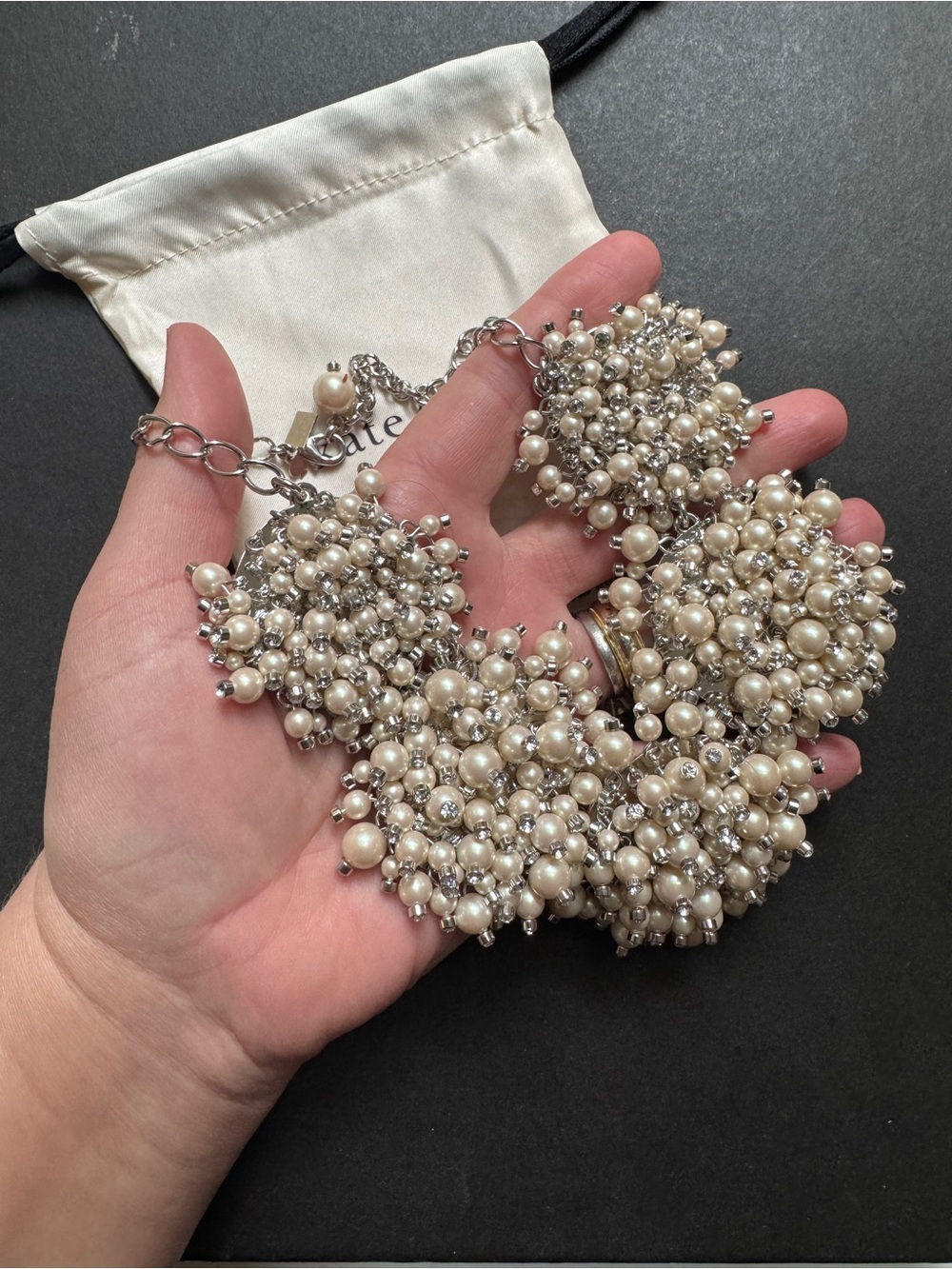 Kate Spade Pearl Bauble Necklace - Picture 8 of 8